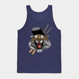 Tiger Drummer Tank Top